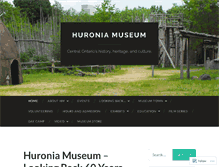Tablet Screenshot of huroniamuseum.com